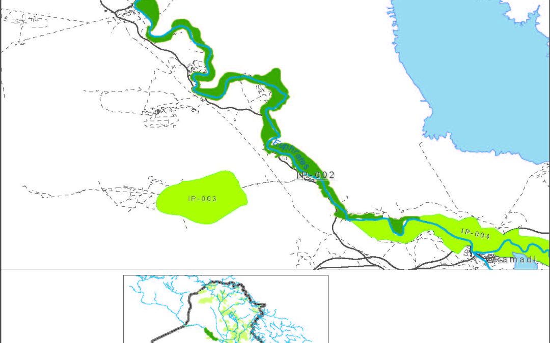 Small farms from the Haditha dam up to the boundary of the  Ramadi project (Sekran) “Left bank of Euphrates river south of Haditha dam”