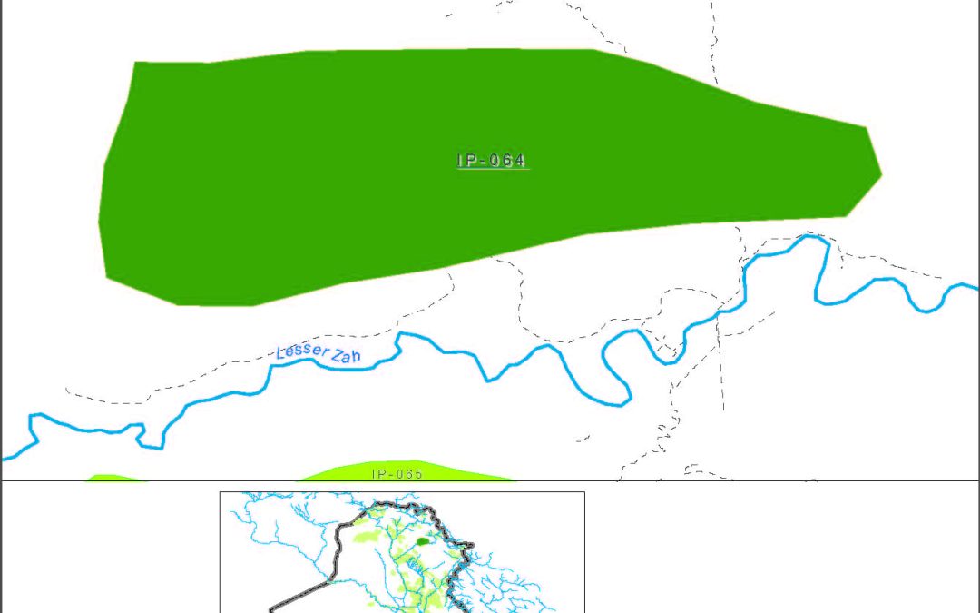 Small farms at springs in the Arbil muhafadha in the Lesser Zab river basin