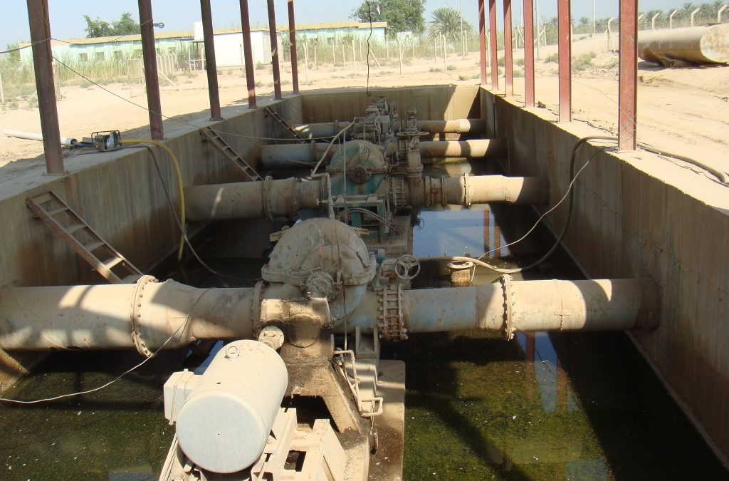 Jarf Al-Sakher drainage station